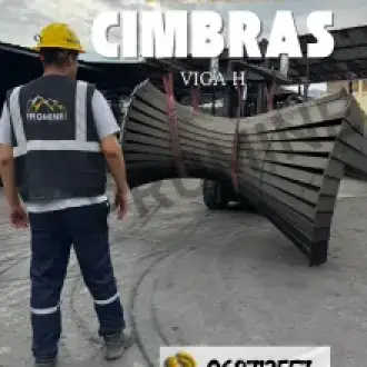 CIMBRAS CON PLANCHAS ACANALADAS