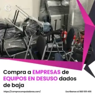 Servicio confiable de compra de computadoras en desuso