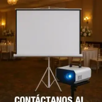 Alquiler de Proyector y Pantalla Ecran en Lima