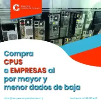 Reciclaje responsable compramos computadoras 