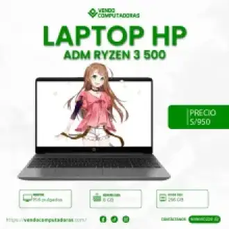  Laptop ADM Ryzen con RAM 8GB y SSD Click y compra 