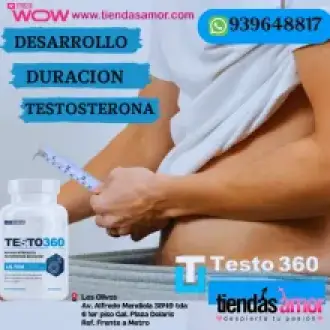 ORIGINAL POTENCIADOR SEXUAL-TESTO 360-AUMENTA LA TESTOSTERON