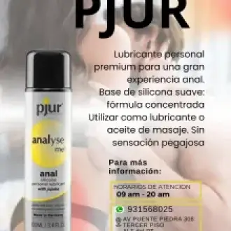 Lubricante Pjur Base de silicona prémium para PAREJAS