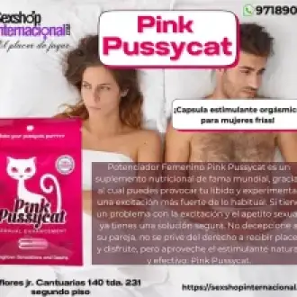 AUMENTA EL PLACER CON ESTA CAPSULA PINK PUSSYCAT- LIMA