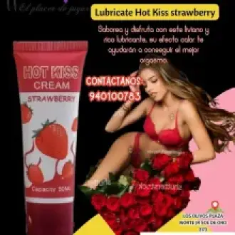 Lubricate Hot Kiss strawberry para mujeres