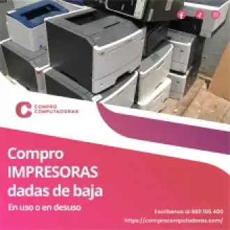 Lima expertos en compra de computadoras dadas de baja