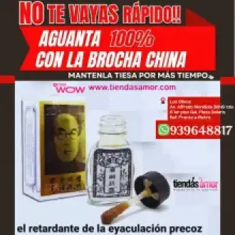 brocha china retarda al instante durá más de una hora con tu