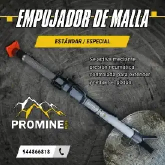 Empujador de Malla Instalación sin riesgo