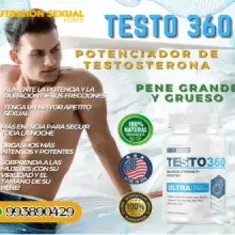 TESTO360 - ERECCIONES FUERTES Y LARGA DURACION - SREXSHOP