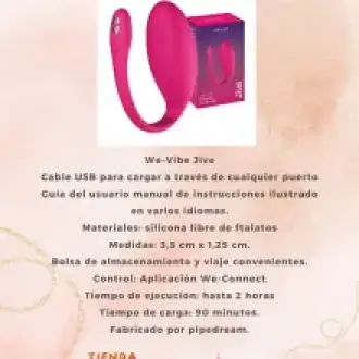 VIBRADOR WEVIBE JIVE ROSA