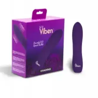 VIBRADOR VIBEN BALA INTENSA 10 FUNCIONES VIOLETA