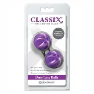 BOLAS CHINAS CLASSICO DUO-TONO VIOLETA