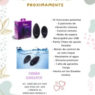 Vibrador control remoto 10 funciones