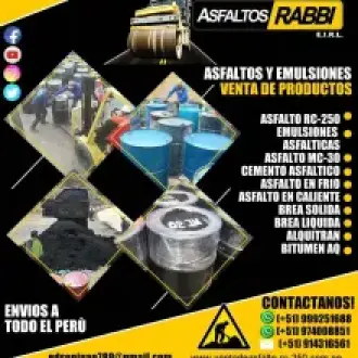 VENDO BREA LIQUIDA EMULSIONES ASFALTICAS IMPRIMANTE BITUMEN