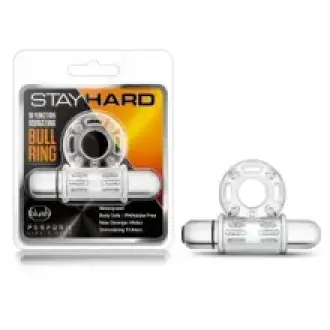ANILLO TORO VIBRADOR STAY HARD 10 FUNCIONES