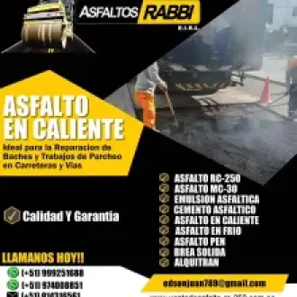 PROFECIONAL EN PROVEER PEGAMENTO ASFALTICO PEN 85 100 BREA