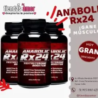 ANABOLIC RX 24 AUMENTA LA POTENCIA TIENDAS AMOR SEXSHOP