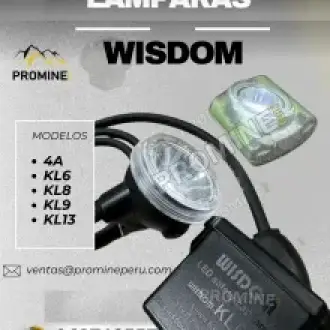 LAMPARAS MINERAS WISDOM