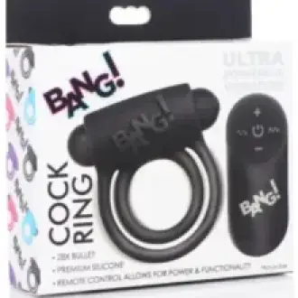 A-Anillo vibrador bang control remoto