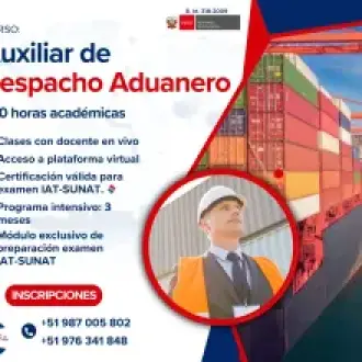 Curso AUXILIAR DE DESPACHO ADUANERO 