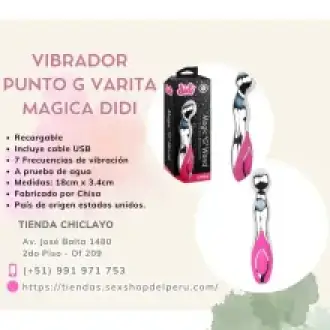 VIBRADOR PUNTO G VARITA MAGICA DIDI