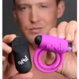 A-Anillo vibrador bang control remoto