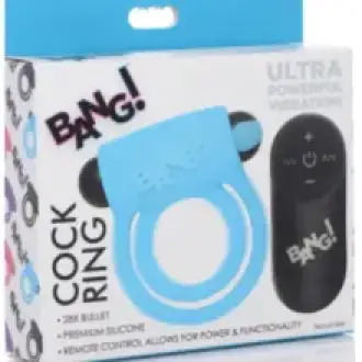 A-Anillo vibrador bang control remoto