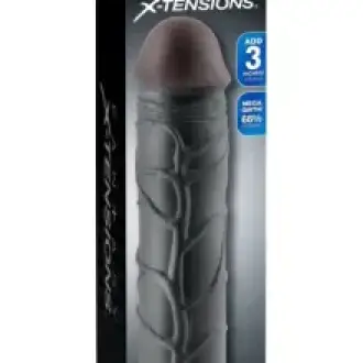 FUNDA FANTASY X-TENSIONS MEGA 3 NEGRO 