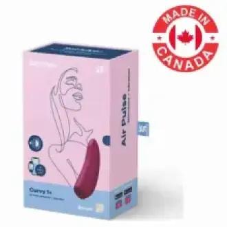 A-VIBRADOR SATISFYER INTELIGENTE CURVO 1 ROJO