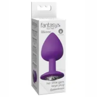 CONSOLADOR FANTASY PEQUEÑA GEMA PURPURA