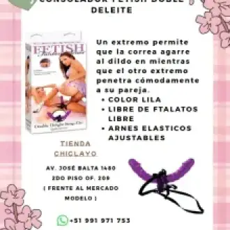 CONSOLADOR FETISH DOBLE DELEITE