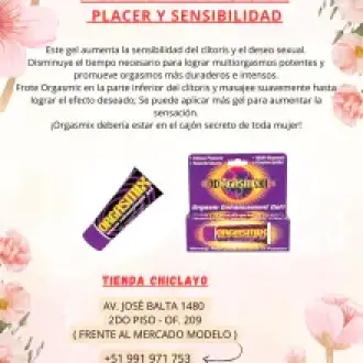  A-LUBRICANTE ORGASMIX PLACER Y SENSIBILIDAD