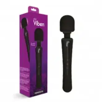 VIBRADOR VIBEN VARITA MASAJEADOR NEGRO