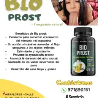 POTENCIA SEXUAL MAS TAMAÑO Y GROSOR A TU PENE CON BIO PROST 
