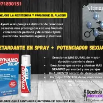 LO MEJOR EN RETARDANTES Y POTENCIADORES SEXSHOP MIRAFLORES 