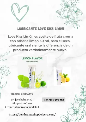 Lubricante love kiss limon