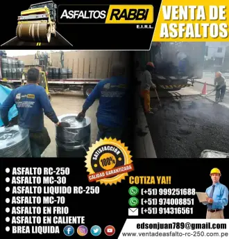 OFREZCO ALQUITRAN IMPRIMANTE LIQUIDO MC-30 BREA SOLIDA