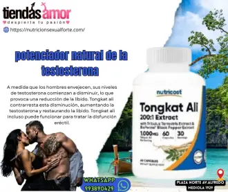 Tongkat ali es un potenciador natural 