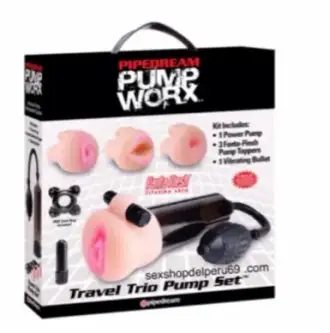 ACARICIADOR TRAVEL TRIO PUMP WORX