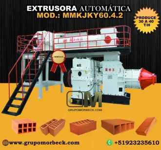 MAQUINARIA EXTRUSORA FABRICAR LADRILLOS DE ARCILLA