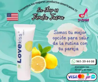  Lubricante love kiss limon