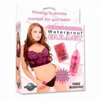 VIBRADOR WATERPROOF BULLET ROJO