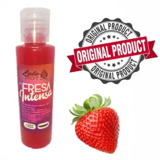 LUBRICANTE SABOR FRESA INTENSA