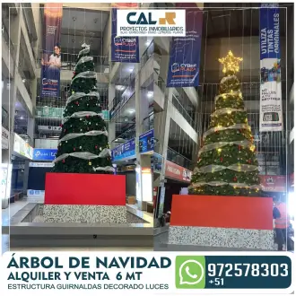  ARBOL DE NAVIDAD 6mt venta o alquiler 