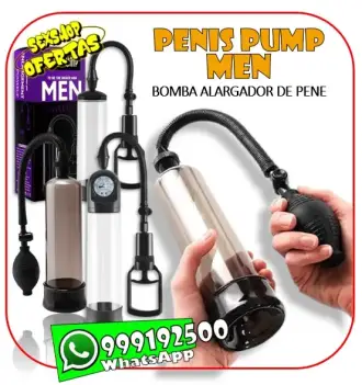 BOMBA PENIS PUMP MEN - ALARGADOR DE PENE - SEXSHOP OFERTAS