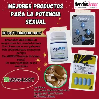 Mejores productos para la potencia sexual
