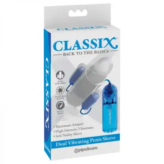 FUNDA VIBRADOR CLASSIX MANGA DUAL
