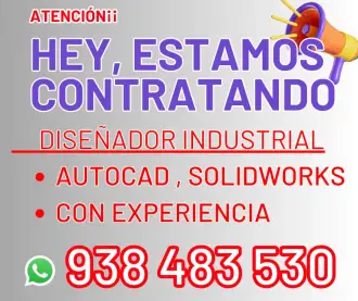 Urgente se necesita Dibujante Solydworks