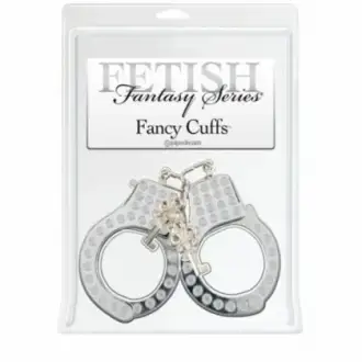 FETISH CUFFS DE LUJO PLATEADO