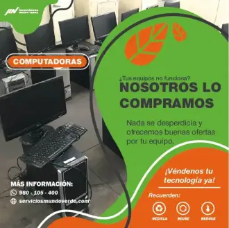 Retiro Gratuito de Equipos en Desuso en Toda Lima